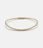 David Yurman Sculpted Cable Flex 18kt gold (750/1000) choker with diamonds