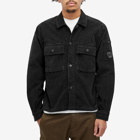 C.P. Company Men's Corduroy Utility Overshirt in Black