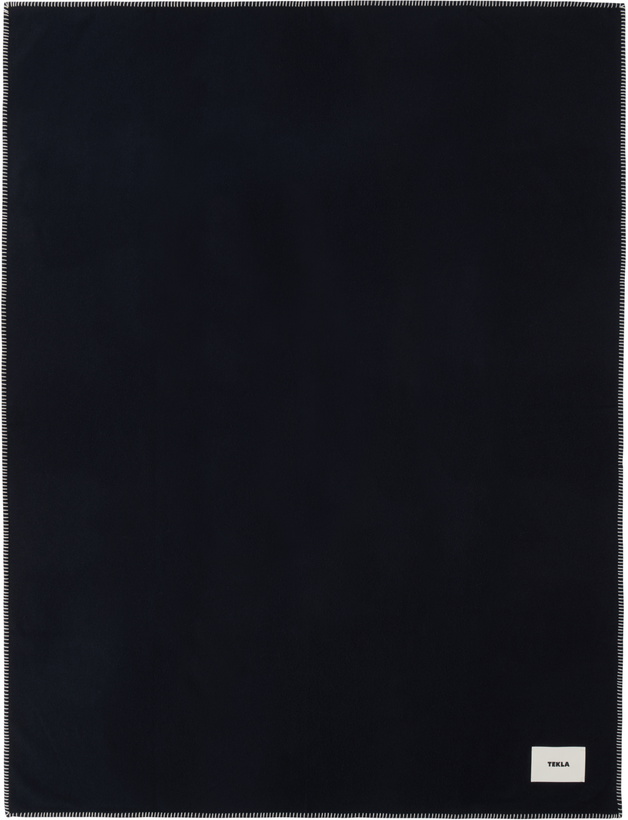 Photo: Tekla Navy Lambswool Blanket
