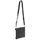 TOGA Women's Leather Shoulder Pouch in Black 