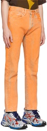 NotSoNormal Orange High Jeans