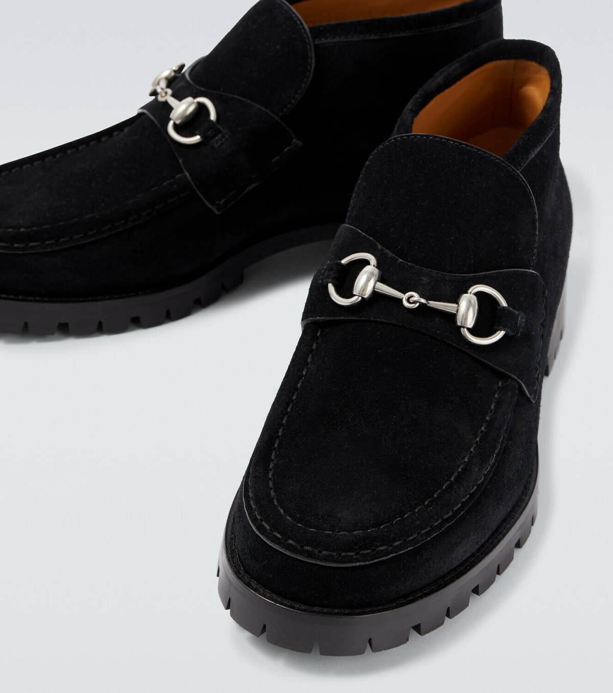 Gucci Horsebit suede ankle boots