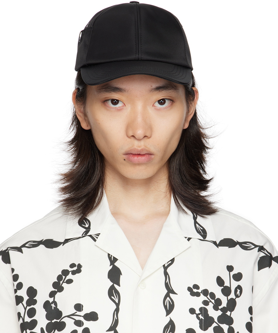 JACQUEMUS Black 'La casquette Ovalie' Cap Jacquemus JACQUEMUS Black 'La casquette Ovalie' Cap Jacquemus