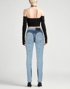 Mugler Womens Jeans in Blue