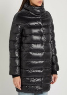 Herno Quilted Shell Coat Black