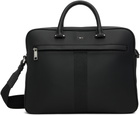 BOSS Black Structured Signature Trims Briefcase
