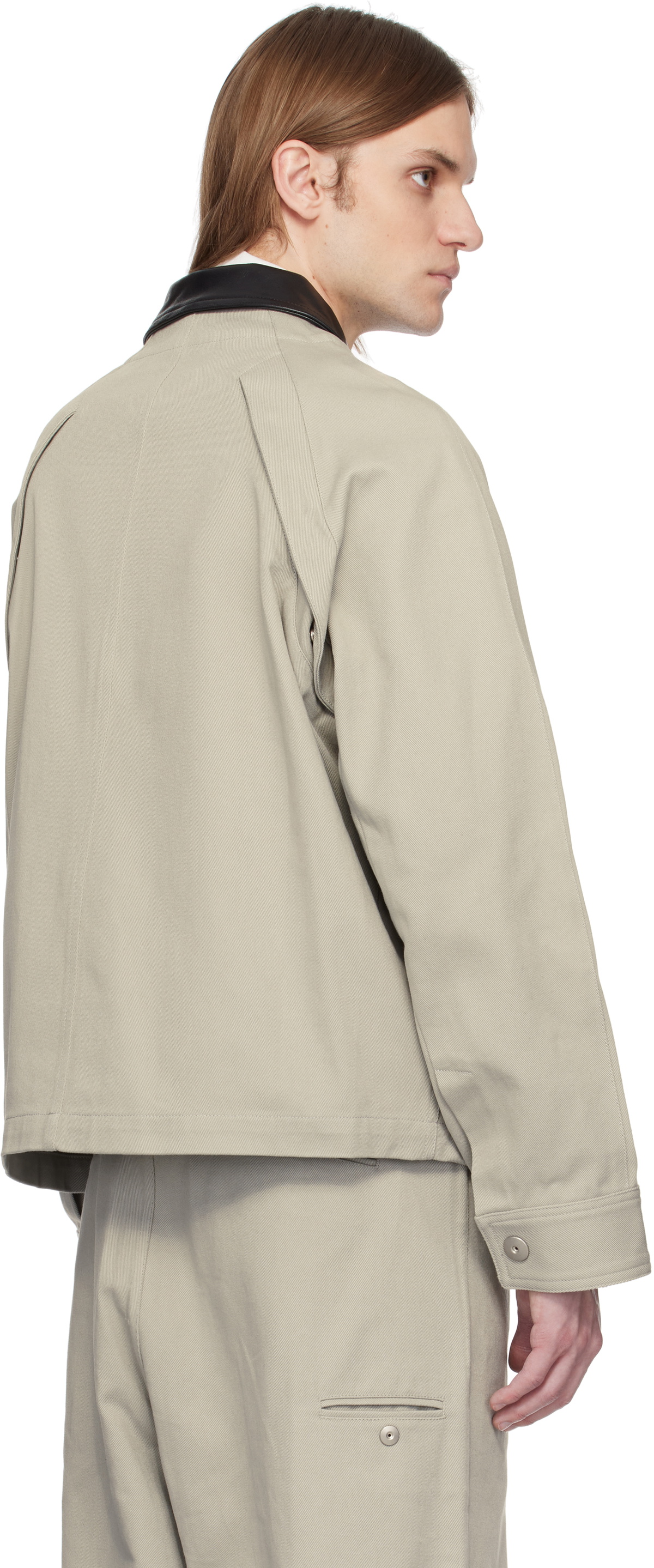 Omar Afridi Gray Bove Jacket Omar Afridi