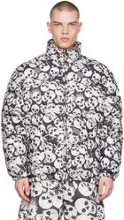 ERL Black Skull Down Jacket