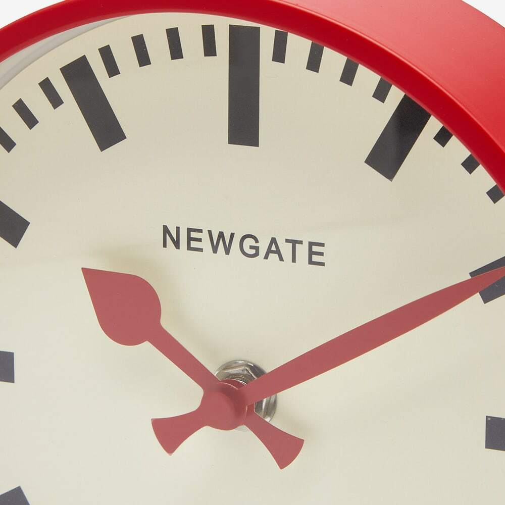 Newgate Clocks Men's Railway Mantel Clock in Red Newgate Clocks