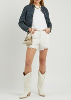 Free People Fast Lane Denim Jacket XS (UK 4-6 / XS)
