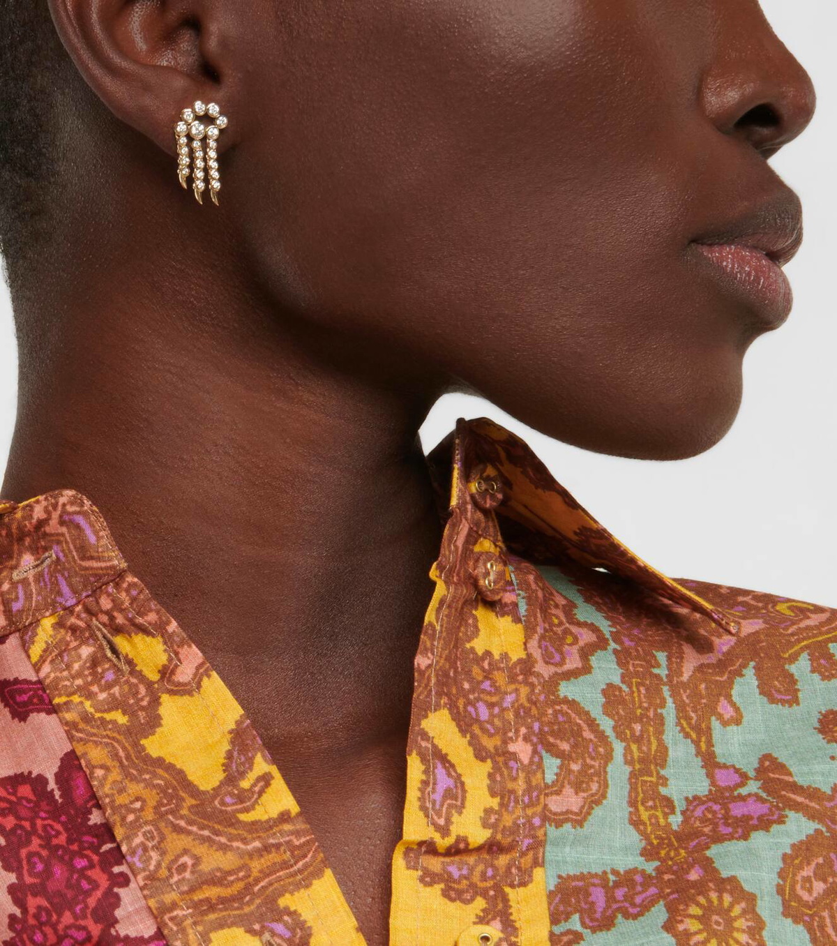 Ondyn Sparkler Small 14kt gold earrings with diamonds