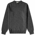 Country Of Origin Men's Supersoft Seamless Crew Knit in Slate Grey