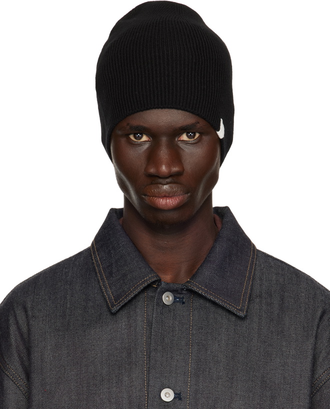 Photo: Jil Sander Black Rib-Knit Beanie