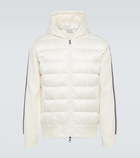 Moncler Striped padded hoodie