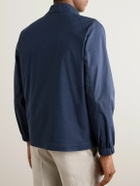 Kingsman - Cotton-Blend Blouson Jacket - Blue