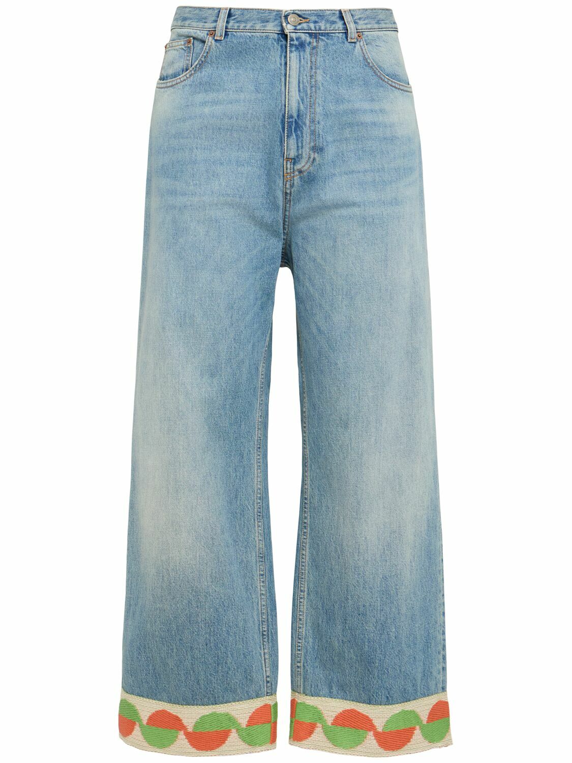 【送料&関税込】Valentino Cotton Denim Jeans Valentino Rockstud cotton denim jeans Valentino