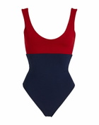 Live The Process Womens Bodysuit in Midnight blue