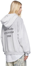 Acne Studios Gray Printed Hoodie