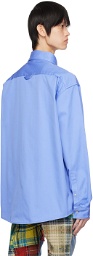 Acne Studios Blue Button-Up Shirt