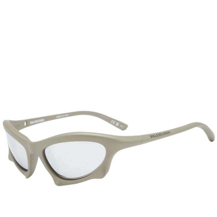 Photo: Balenciaga Men's BB0229S Sunglasses in Ruthenium/Silver