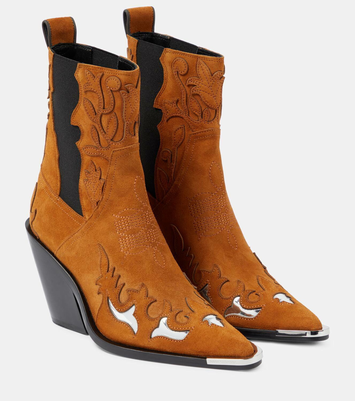 Rabanne Suede ankle boots