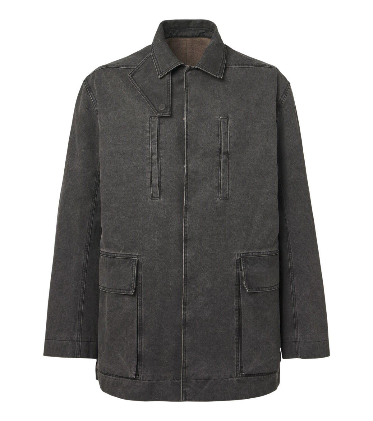 Rick Owens Black Tubeway Coat Rick Owens