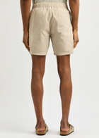 Paige Ross Poplin Shorts Cream