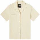Howlin by Morrison Women's Howlin' Short Sleeve Seersucker Cocktails For The Girls Plea in Ecru