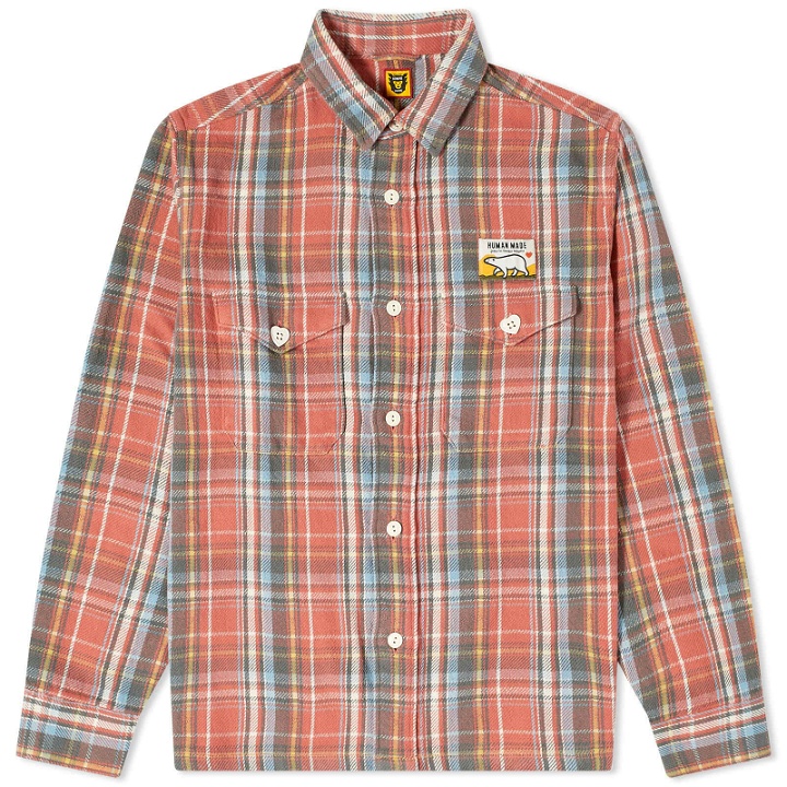 Photo: Human Made Men's Check Overshirt in Red