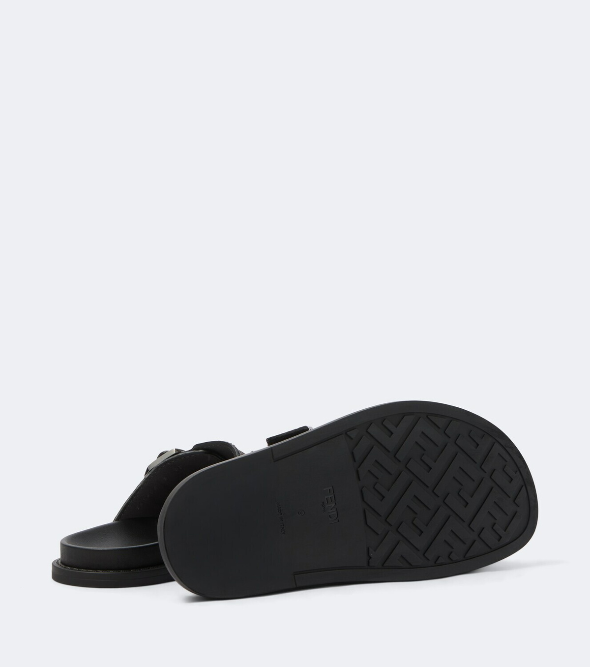 Fendi Fendi Feel FF Zucca jacquard slides