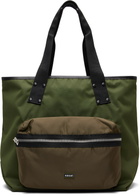sacai Khaki Large Pocket Tote