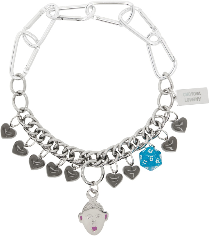 Photo: Chopova Lowena Silver Kiss BFF Necklace