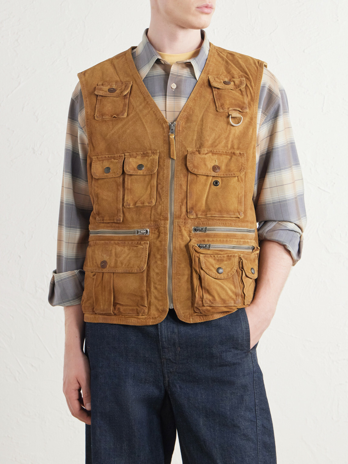 Polo Ralph Lauren - Suede Utility Vest - Brown