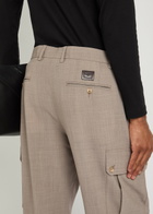 Dolce & Gabbana Pleated Tapered-leg Wool Trousers Grey