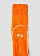 Logo Intarsia Socks in Orange