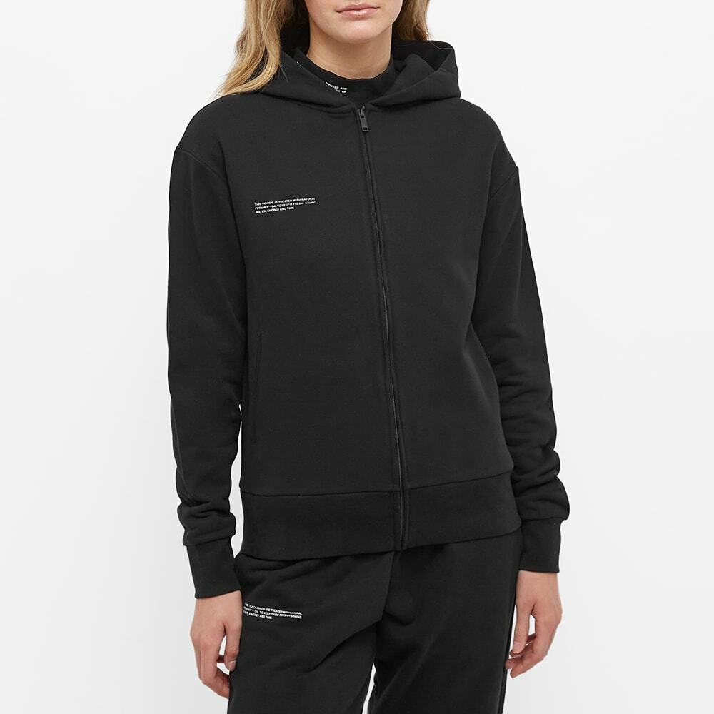 Pangaia 365 Zipped Hoodie in Black