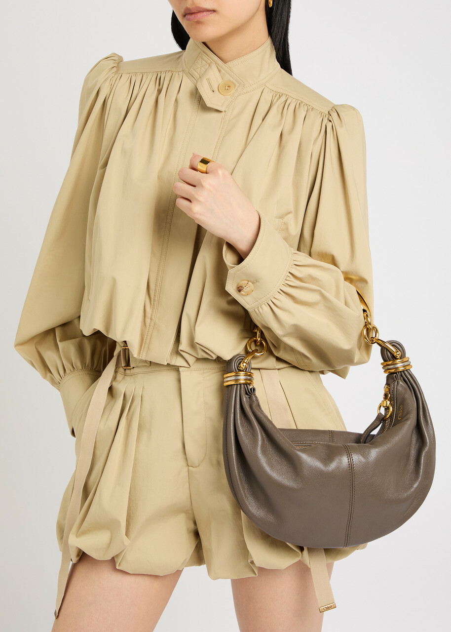 Chloe Bracelet Leather top Handle bag - Grey - One Size