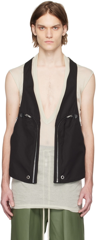 Photo: Rick Owens Black Bauhaus Vest