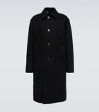Dries Van Noten - Single-breasted wool-blend coat