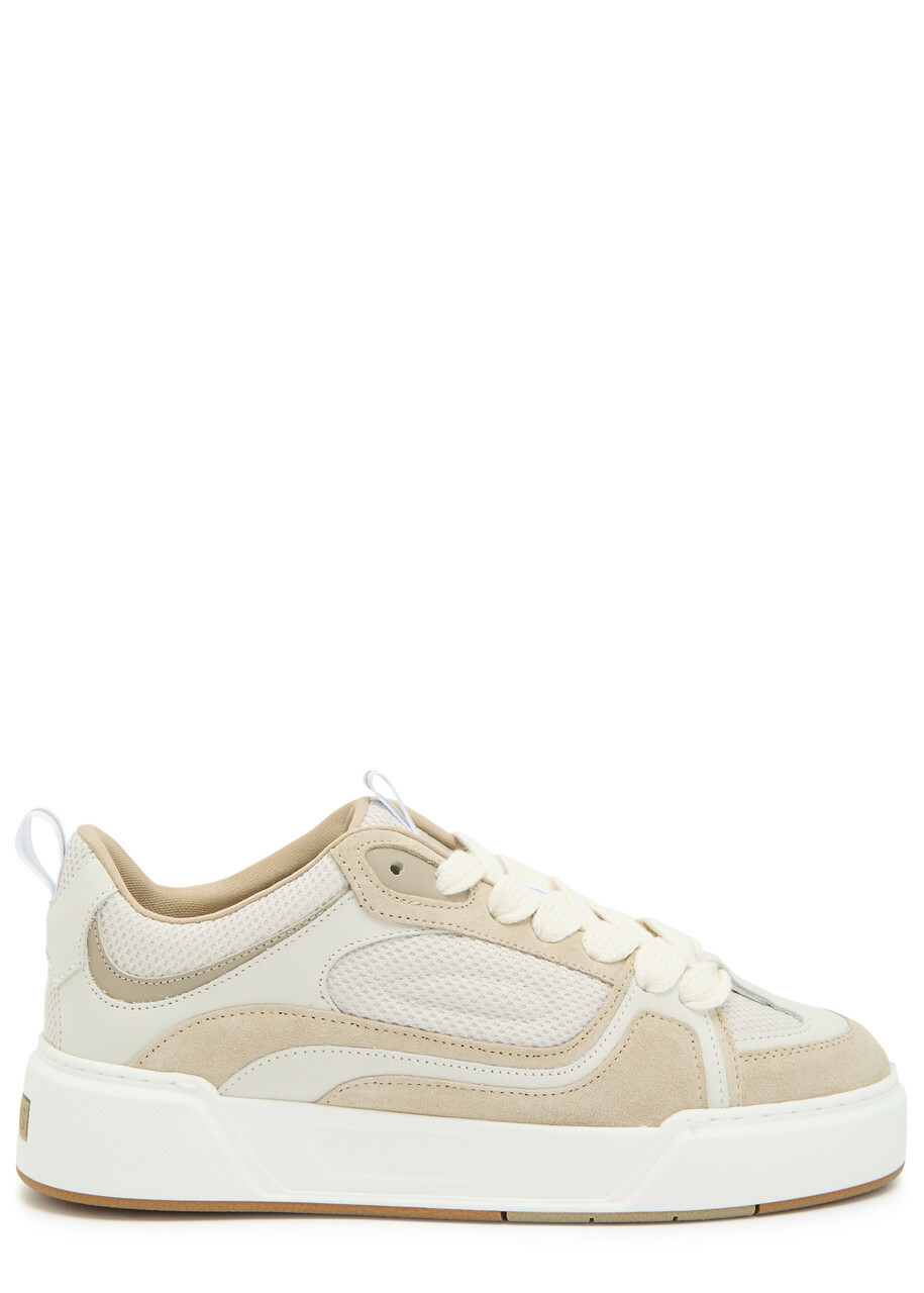 Cleens Essential Skate Panelled Sneakers Sand