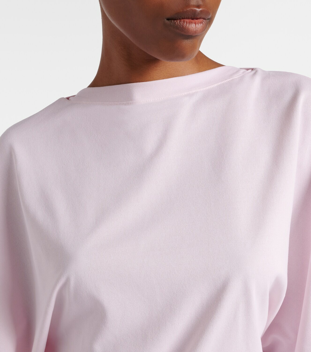 Jacquemus Moisson oversized open-back jersey T-shirt