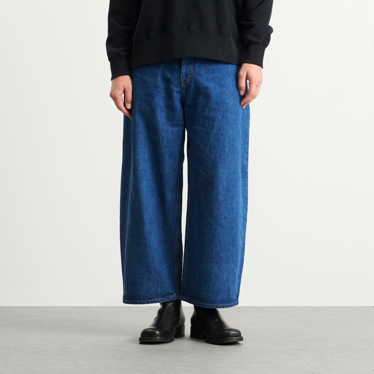 Studio Nicholson Men's x Beams Plus Holly Denim Jean in Faded Wash