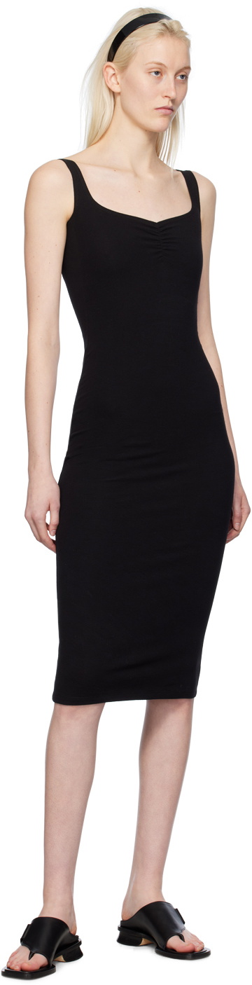 Gil Rodriguez Black Corazon Midi Dress
