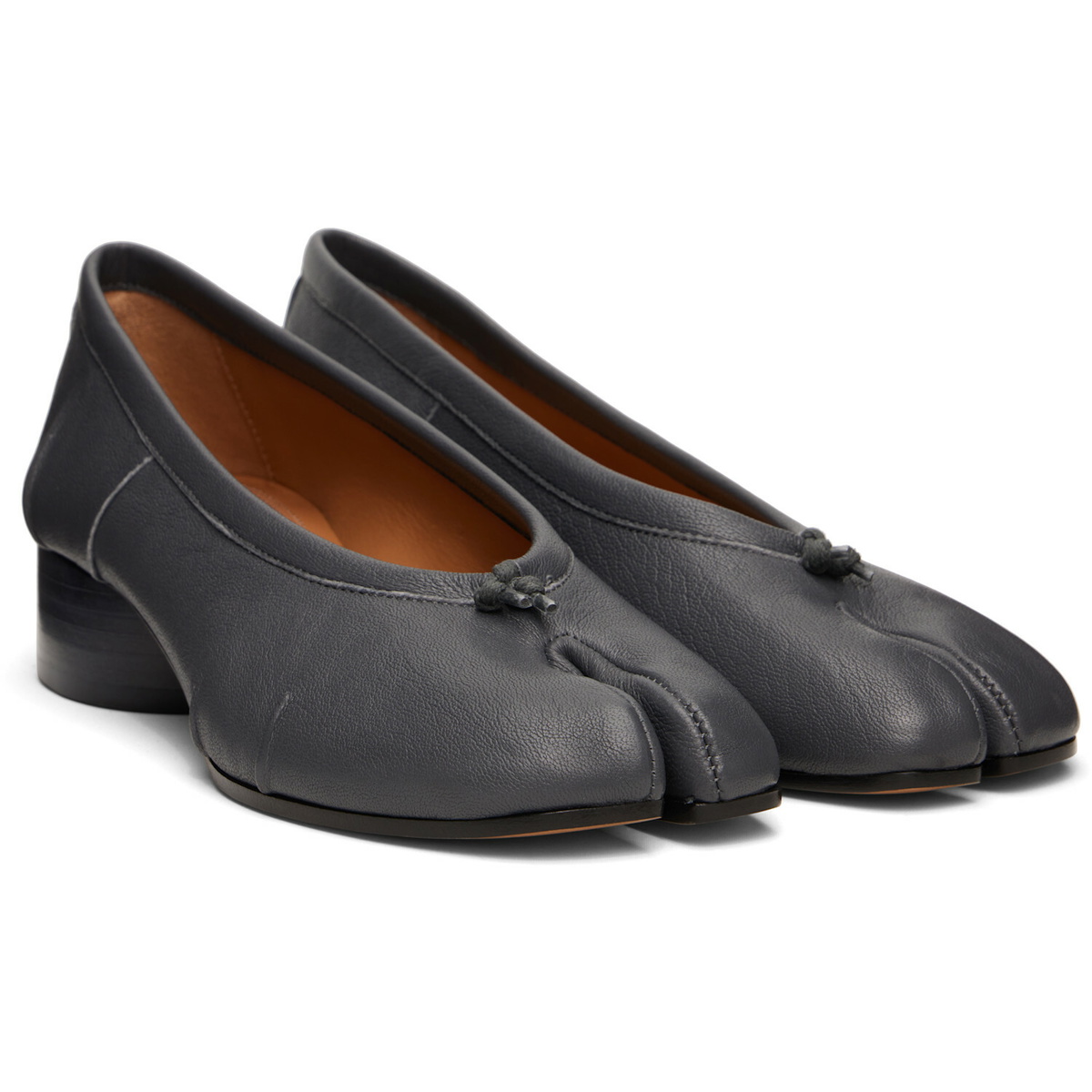 Maison Margiela Gray Tabi Ballerina Heels