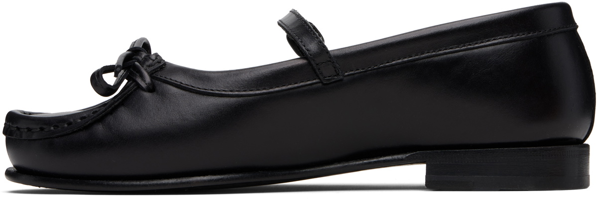 HEREU Black Roses Flats