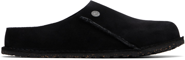 Photo: Birkenstock Black Regular Zermatt 365 Suede Leather Loafers