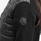 Moncler Women's Padded Cardigan Jacket in Black