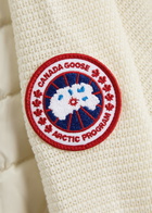 Canada Goose HyBridge Quilted Nylon and Wool Jacket Cream