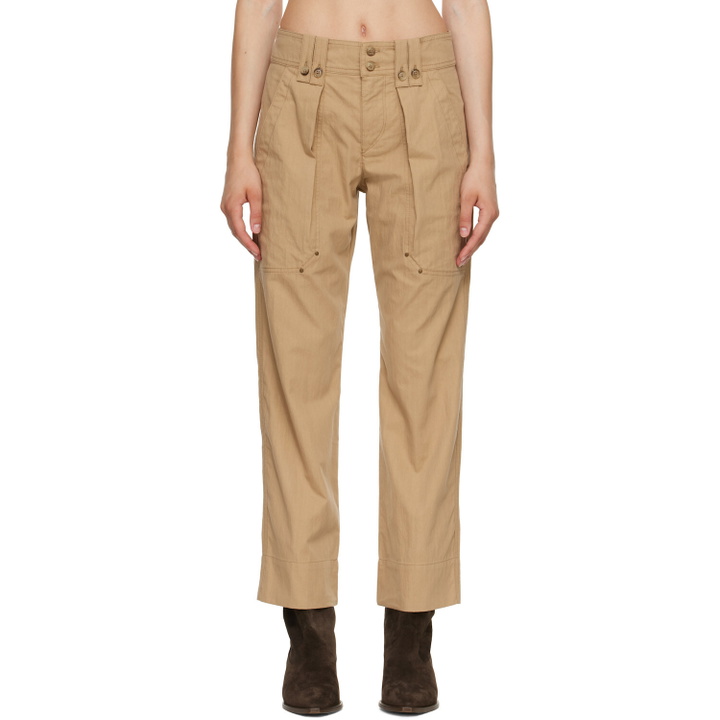 Photo: Isabel Marant Khaki Amandine Trousers