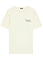 Willy Chavarria Easy Printed Cotton T-shirt White